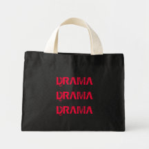 DRAMA DRAMA DRAMA tote bag