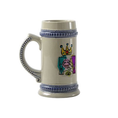 Drama King with Drama King in script letters Mugs by kidsbackporchprod