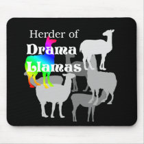 Drama Llama Herder Mousepad