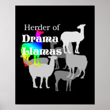 Drama Llama Herder Poster