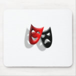 Drama Masks Mouse Mat