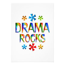 DRAMA ROCKS CUSTOM ANNOUNCEMENTS