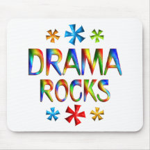 DRAMA ROCKS MOUSE PAD