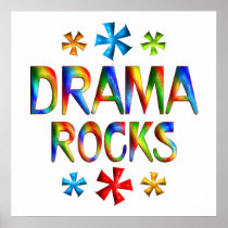 DRAMA ROCKS PRINT