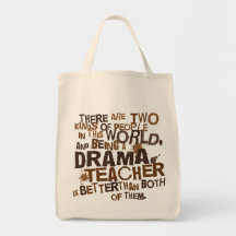 Drama Teacher Gift Canvas Bag