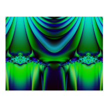 Dramatic Fractal Post Card