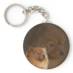 Dramatic Pomeranian Key Chains