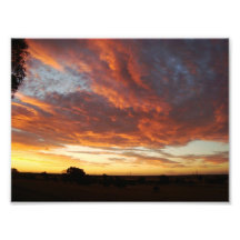 Dramatic Sunset Art Photo