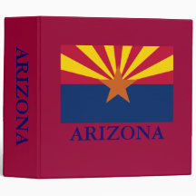 Drapeau 2 d'état de l'Arizona dans le classeur
