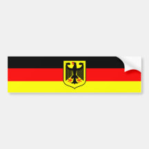 Drapeau allemand autocollant pour voiture
