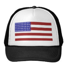 Drapeau américain casquettes de camionneur