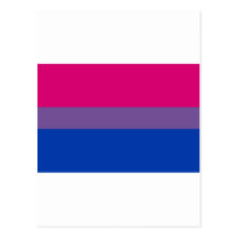 Drapeau Bi-Sexuel de fierté Carte Postale