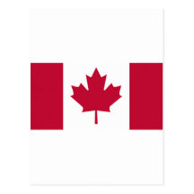 Drapeau canadien cartes postales