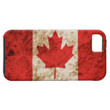 Drapeau canadien rocailleux coques iPhone 5