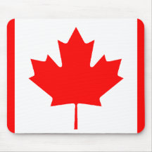 Drapeau canadien tapis de souris