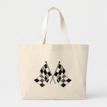 drapeau checkered sacs de toile