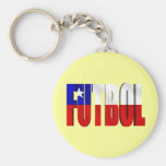 Drapeau chilien de logo de football du Chili Porte-clefs