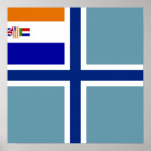 Drapeau civil Afrique du Sud, Afrique du Sud d'air Affiches