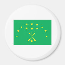 Drapeau d'Adygeya Aimants