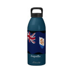 Drapeau de bouteille d'eau de liberté d'Anguilla bouteilles