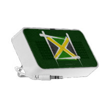 Drapeau de brosse de la Jamaïque Haut-parleurs Mobiles