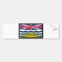 Drapeau de Colombie-Britannique Adhésifs Pour Voiture
