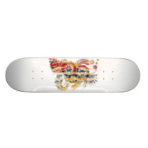 Drapeau de Colombie-Britannique Skateboards Personnalisés