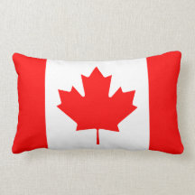 Drapeau de coussin du Canada