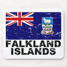 Drapeau de cru des Îles Falkland Tapis De Souris