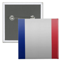 Drapeau de de la France Badges Avec Agrafe