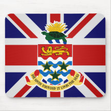 Drapeau de haute qualité des Îles Caïman Tapis De Souris