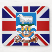Drapeau de haute qualité des Îles Falkland Tapis De Souris