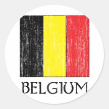 Drapeau de la Belgique Autocollants