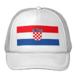 DRAPEAU DE LA CROATIE CASQUETTE DE CAMIONNEUR
