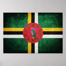 Drapeau de la Dominique Posters