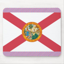 Drapeau de la Floride Tapis De Souris