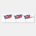 Drapeau de la Grande-Bretagne sur un poteau Adhésifs Pour Voiture