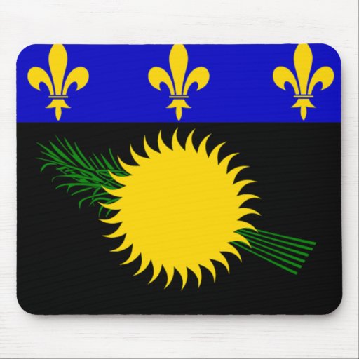 Drapeau de la Guadeloupe Tapis De Souris