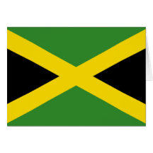 Drapeau de la Jamaïque Carte De Vœux