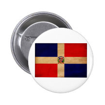 Drapeau de la République Dominicaine Badges Avec Agrafe