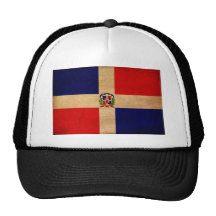 Drapeau de la République Dominicaine Casquettes De Camionneur
