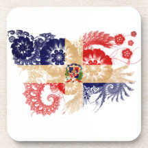 Drapeau de la République Dominicaine Dessous-de-verre