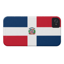 Drapeau de la République Dominicaine Étui iPhone 4