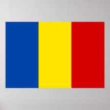 Drapeau de la Roumanie Posters