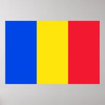 Drapeau de la Roumanie, Roumanie Poster