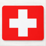 Drapeau de la Suisse Tapis De Souris