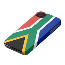 Drapeau de l'Afrique du Sud Coques Case-Mate iPhone 4