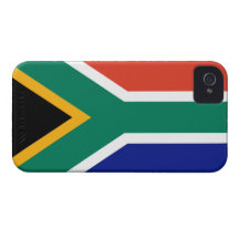 Drapeau de l'Afrique du Sud Coques iPhone 4 Case-Mate