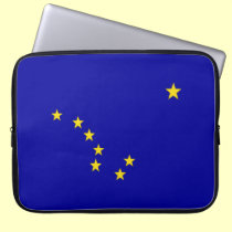 DRAPEAU DE L'ALASKA housses pour ordinateur portable