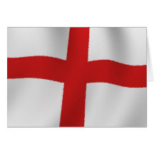 Drapeau de l'Angleterre Cartes De Vœux